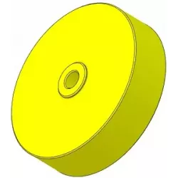 Rolle Nr. 318 – Rolle aus Kunststoff Ø150 mm für Maschinen von Guaresi | OEM Guaresi P7755190000 | Hersteller KiJ