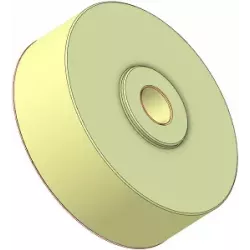 Rolle Nr. 329 – Stützrolle aus Kunststoff Ø80 mm für Maschinen von Sandei | OEM Sandei 81D14 | Hersteller KiJ