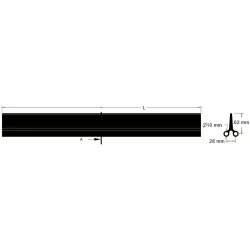 Schaufel L-600 Teilung 28–32 mm – Schaufel für Bänder mit Teilung 28–32 mm | Hersteller KiJ