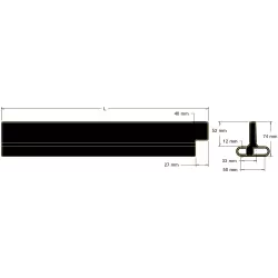 Schaufel L-440 Teilung 33–50 mm – Schaufel für Bänder mit Teilung 33–50 mm | Hersteller KiJ